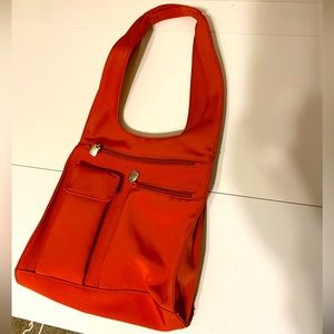 Nine West Vintage 90’s Esthetic Orange Shoulder Purse.